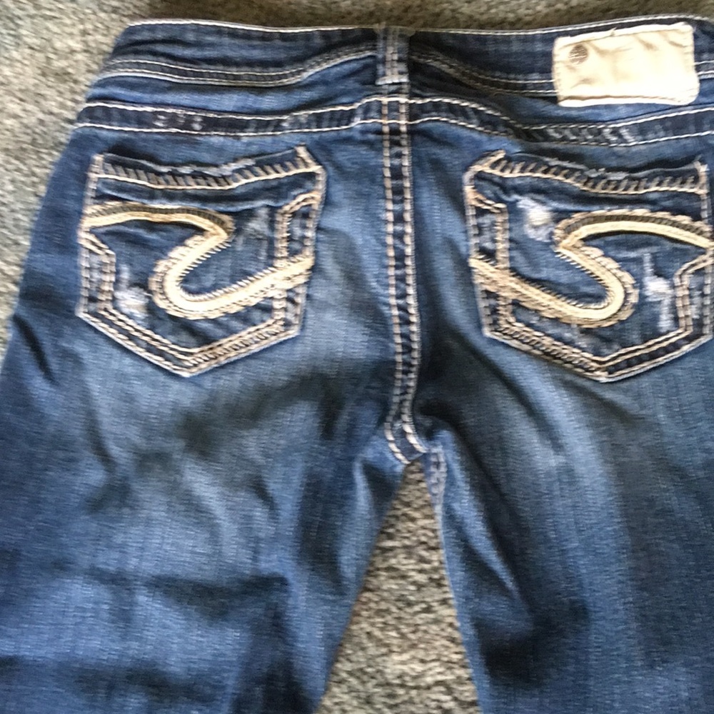 Silver jeans